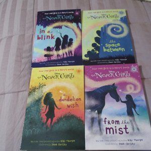 Lot of Four Disney The Never Girls Paperback Books 1 to 4